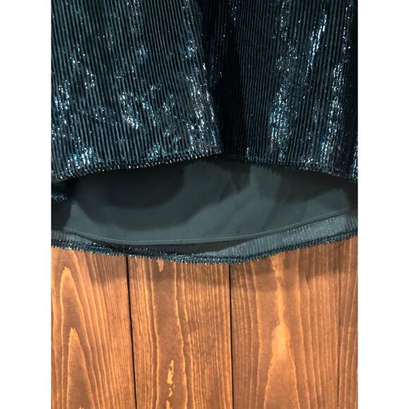 Amanda Uprichard Middleton Top Silk Velvet Shimmer Tie-back Size Large - Picture 8 of 11